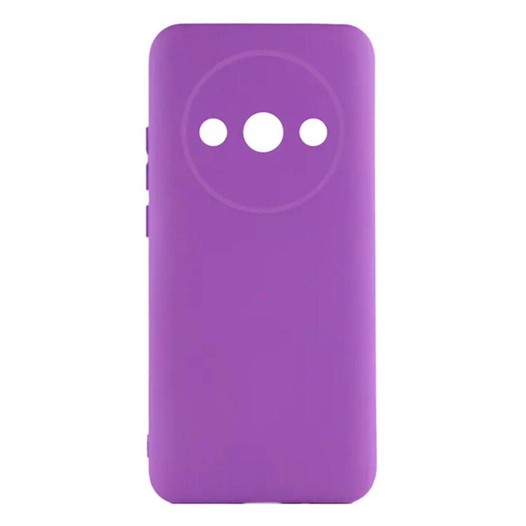 Чохол (накладка) Xiaomi Poco C61 / Redmi A3, Original Soft Case, Фіолетовий - № 1 Чохол (накладка) Xiaomi Poco C61 / Redmi A3, Original Soft Case, Фіолетовий - № 1
