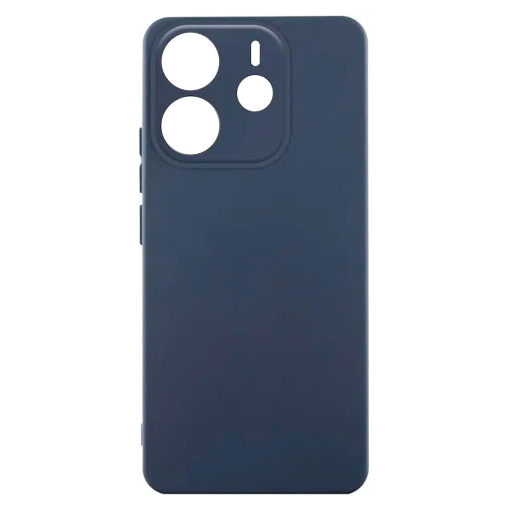 Чехол (накладка) Xiaomi Redmi Note 14, Original Soft Case, Midnight Blue, Синий - № 1 Чехол (накладка) Xiaomi Redmi Note 14, Original Soft Case, Midnight Blue, Синий - № 1