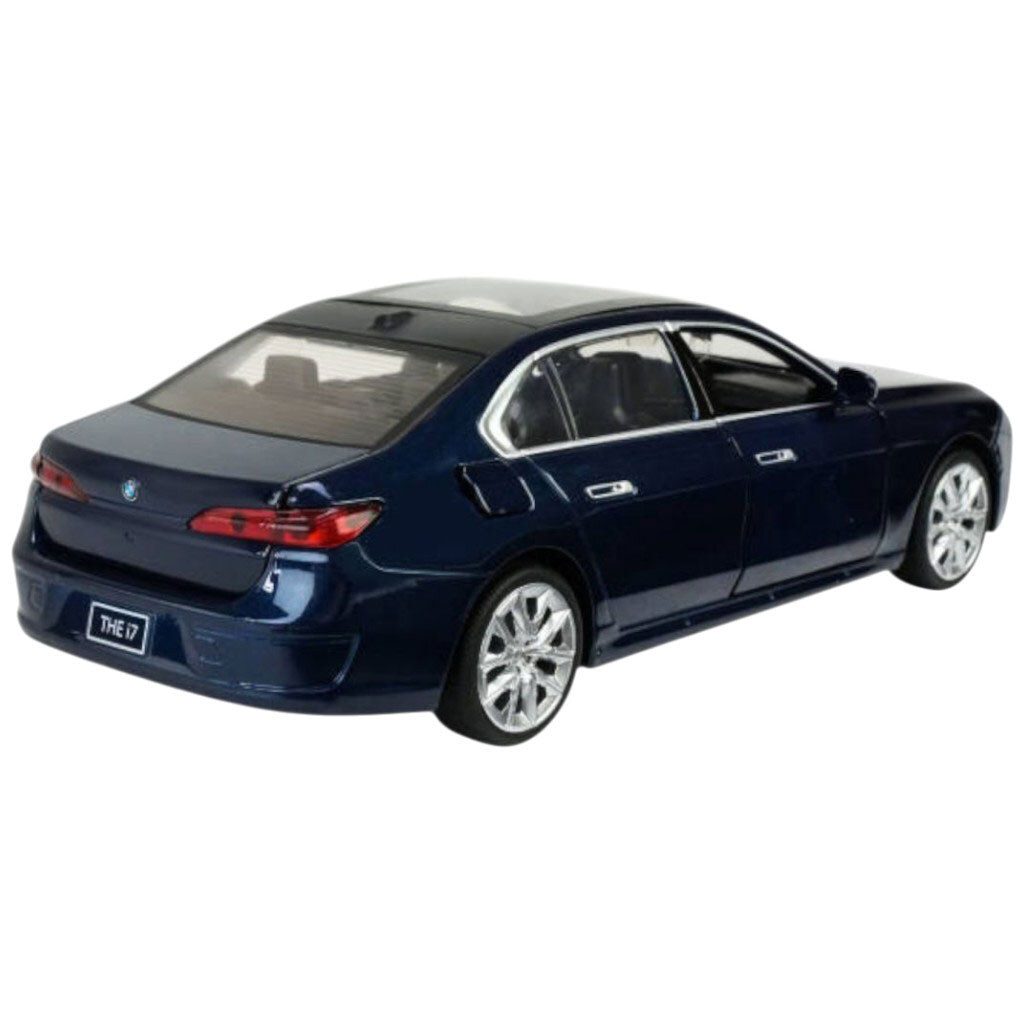Машина мет. 1:24 "BMW I7", батар., свет, звук, откр. дверь, кор. 24,5х13х12см, Автопром - № 4 Машина мет. 1:24 "BMW I7", батар., свет, звук, откр. дверь, кор. 24,5х13х12см, Автопром - № 4