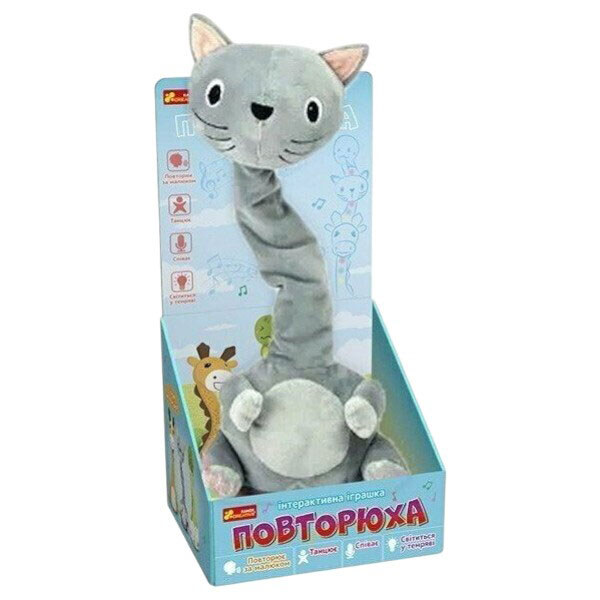 Интерактивная игрушка "Повторюха: Кот", Ранок - № 1 Интерактивная игрушка "Повторюха: Кот", Ранок - № 1