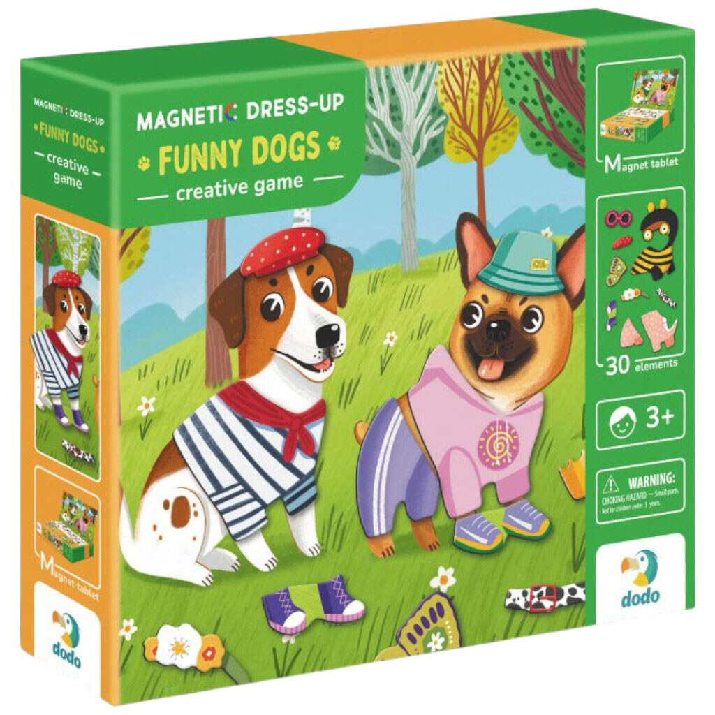 Магнитная игра «Одевалка: Забавные псы», Dodo - № 1 Магнитная игра «Одевалка: Забавные псы», Dodo - № 1