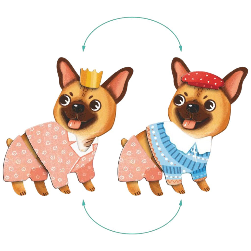 Магнитная игра «Одевалка: Забавные псы», Dodo - № 6 Магнитная игра «Одевалка: Забавные псы», Dodo - № 6