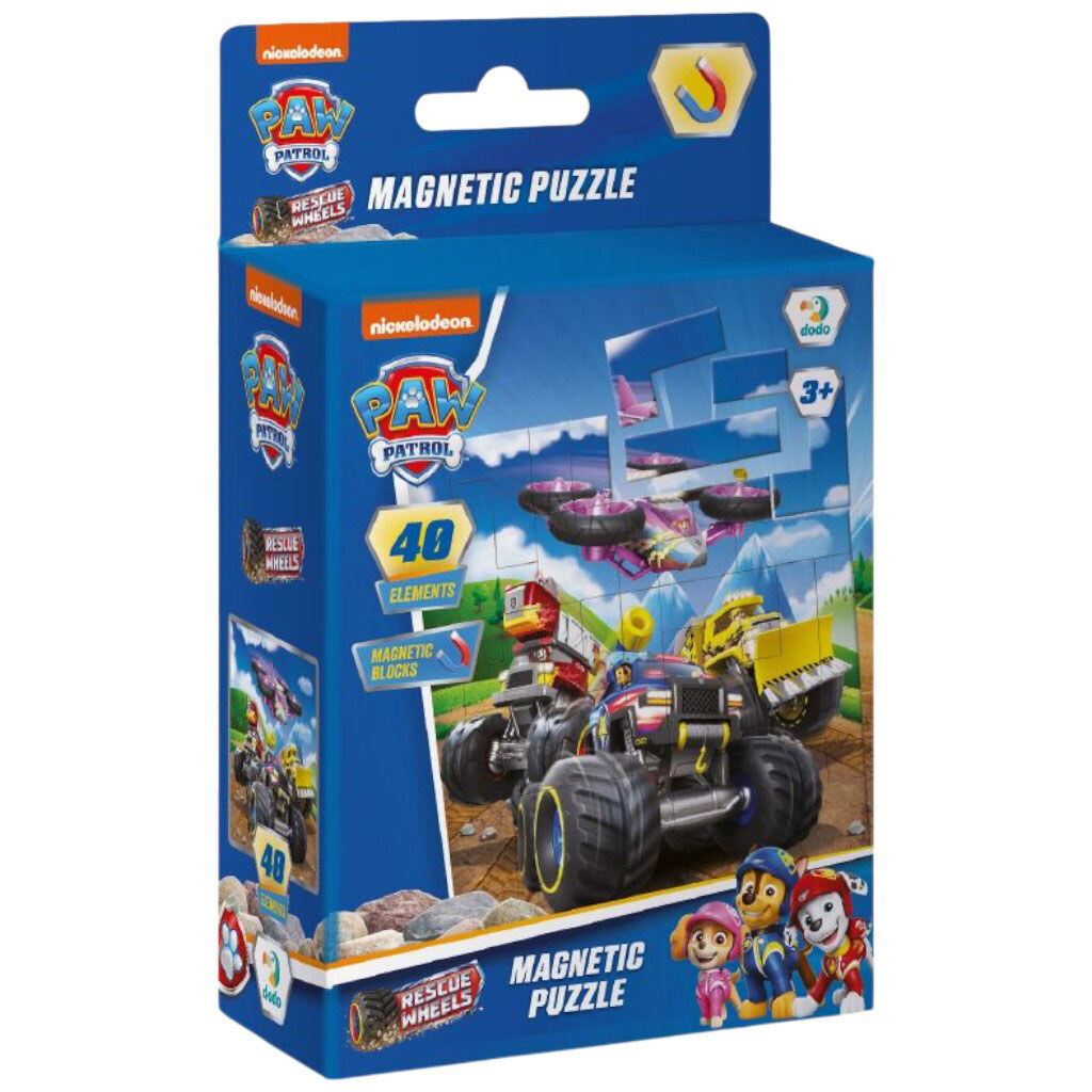 Магнитный пазл на 40 элементов «Колеса», Dodo - № 1 Магнитный пазл на 40 элементов «Колеса», Dodo - № 1