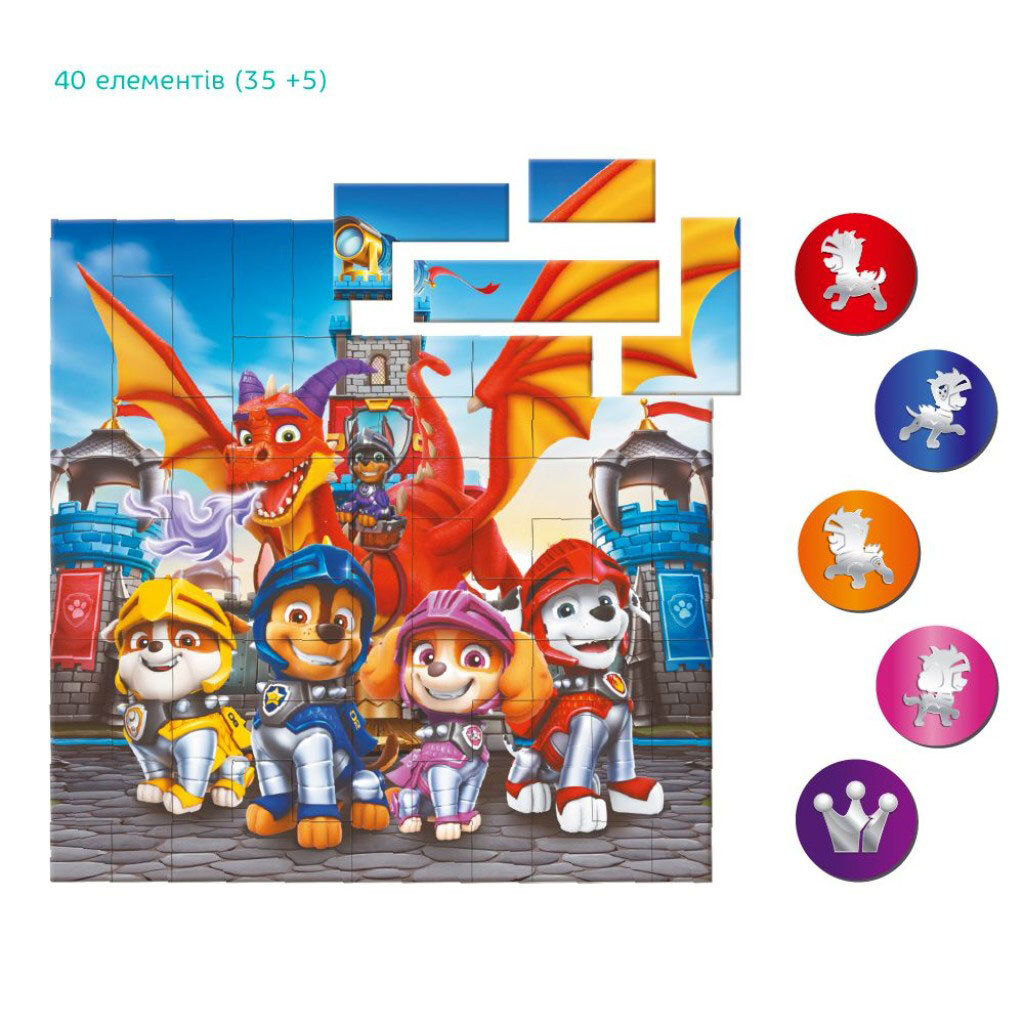 Магнитный пазл на 40 элементов «Рыцари», Dodo - № 3 Магнитный пазл на 40 элементов «Рыцари», Dodo - № 3