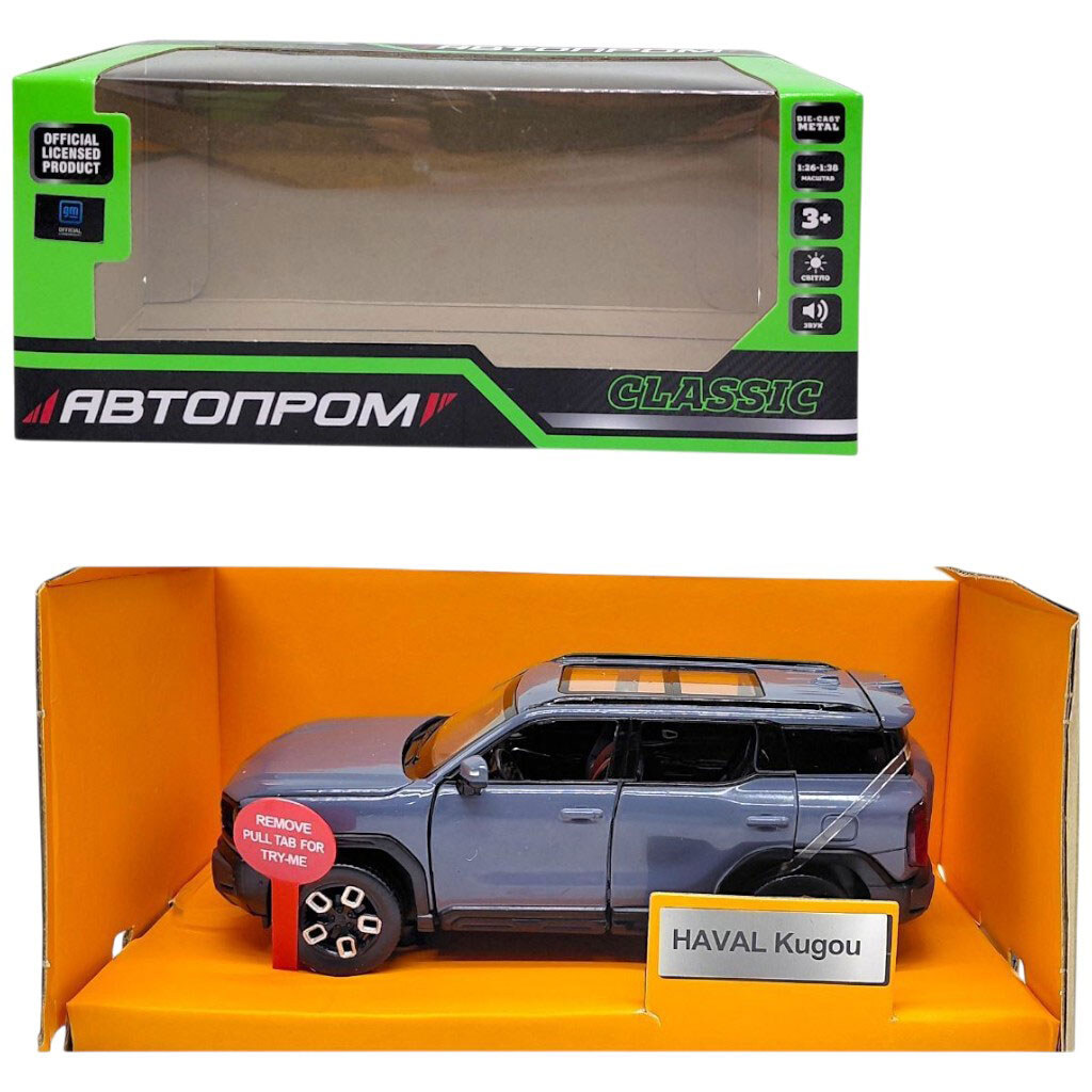 Машина металева 1:32 Havel Kugo, Автопром - № 1 Машина металева 1:32 Havel Kugo, Автопром - № 1