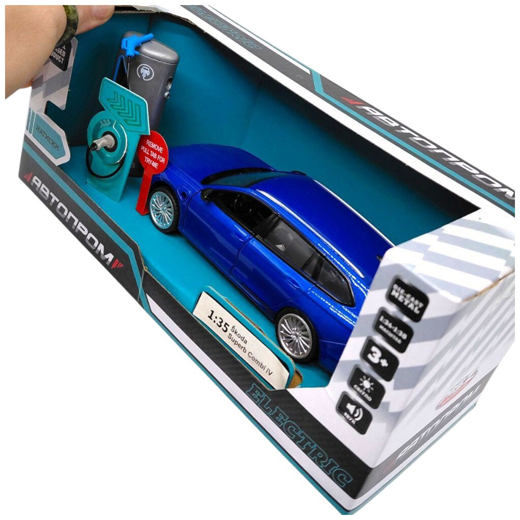 Машина металева 1:36 "Skoda Superb IV Combi", Автопром - № 2 Машина металева 1:36 "Skoda Superb IV Combi", Автопром - № 2