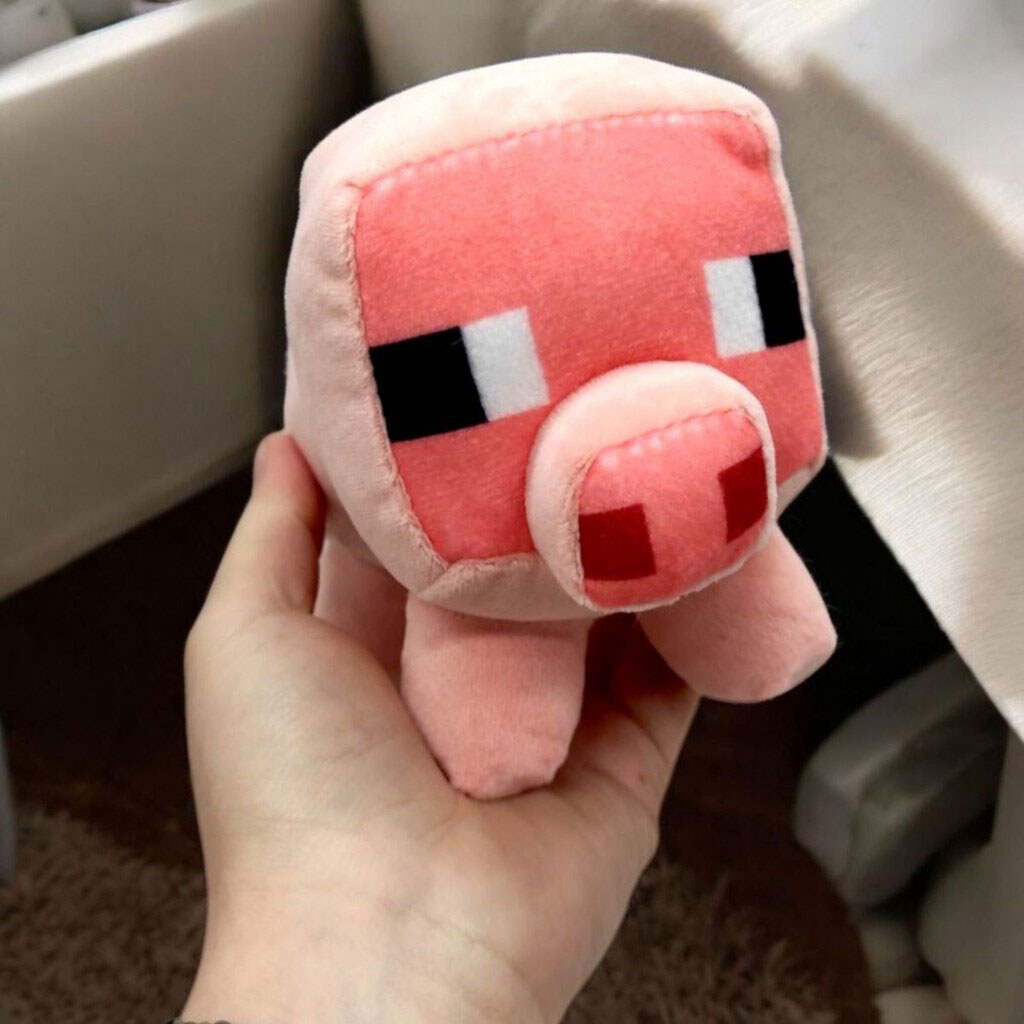 М'яка іграшка "Майнкрафт/Minecraft. Свинка", 14 см, Копиця - № 2 М'яка іграшка "Майнкрафт/Minecraft. Свинка", 14 см, Копиця - № 2