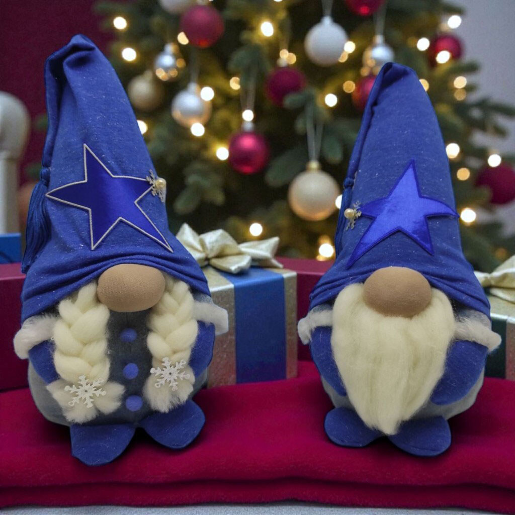 Мягкая игрушка "Скандинавский гном", Hand Made, высота 28 см, девочка, Mic - № 2 Мягкая игрушка "Скандинавский гном", Hand Made, высота 28 см, девочка, Mic - № 2