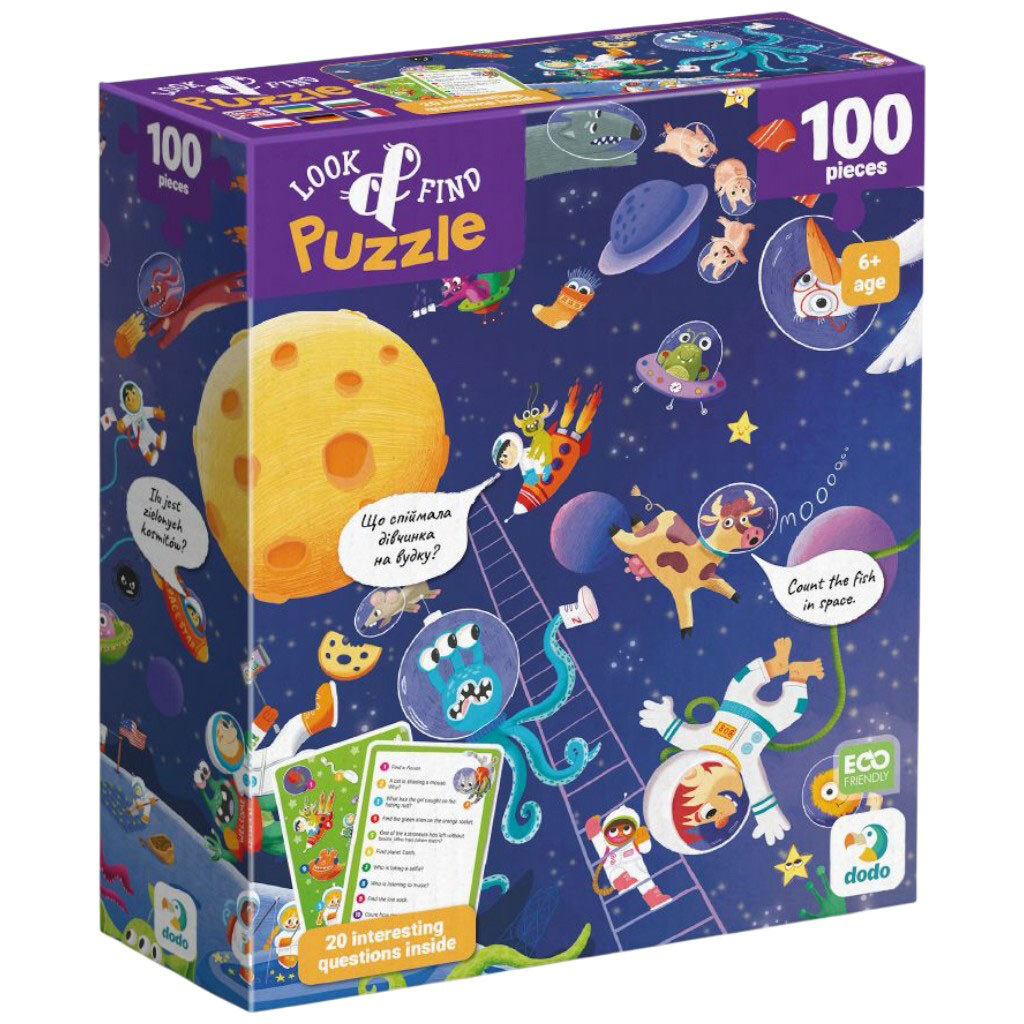 Пазл. Шукай і знаходиш «Шалений космос», Dodo - № 1 Пазл. Шукай і знаходиш «Шалений космос», Dodo - № 1