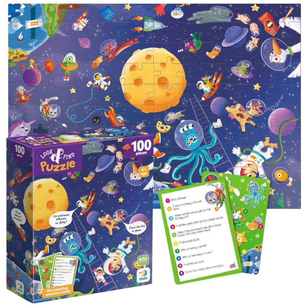 Пазл. Шукай і знаходиш «Шалений космос», Dodo - № 2 Пазл. Шукай і знаходиш «Шалений космос», Dodo - № 2