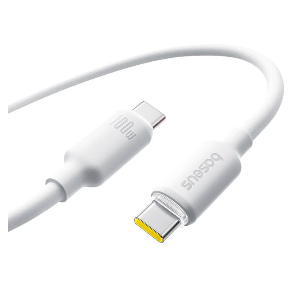 USB кабель Baseus E0426701 Foamed, Type-C, 1.0 м., Белый - № 1 USB кабель Baseus E0426701 Foamed, Type-C, 1.0 м., Белый - № 1