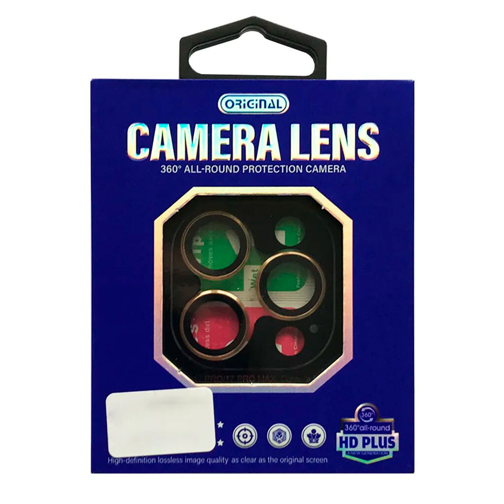 Защитное стекло камеры Apple iPhone 17 Pro / iPhone 17 Pro Max, Camera Metal, Синий - № 2 Защитное стекло камеры Apple iPhone 17 Pro / iPhone 17 Pro Max, Camera Metal, Синий - № 2