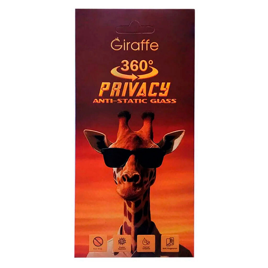 Защитное стекло камеры Apple iPhone 17 Pro, Giraffe, Антишпион, Черный - № 1 Защитное стекло камеры Apple iPhone 17 Pro, Giraffe, Антишпион, Черный - № 1