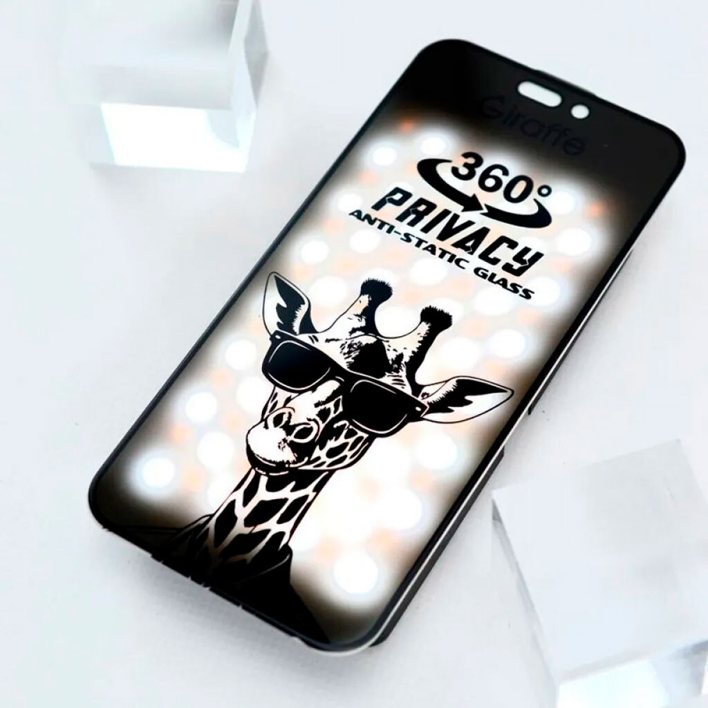 Захисне скло камери Apple iPhone 17 Pro Max, Giraffe, Антишпигун, Чорний - № 3 Захисне скло камери Apple iPhone 17 Pro Max, Giraffe, Антишпигун, Чорний - № 3