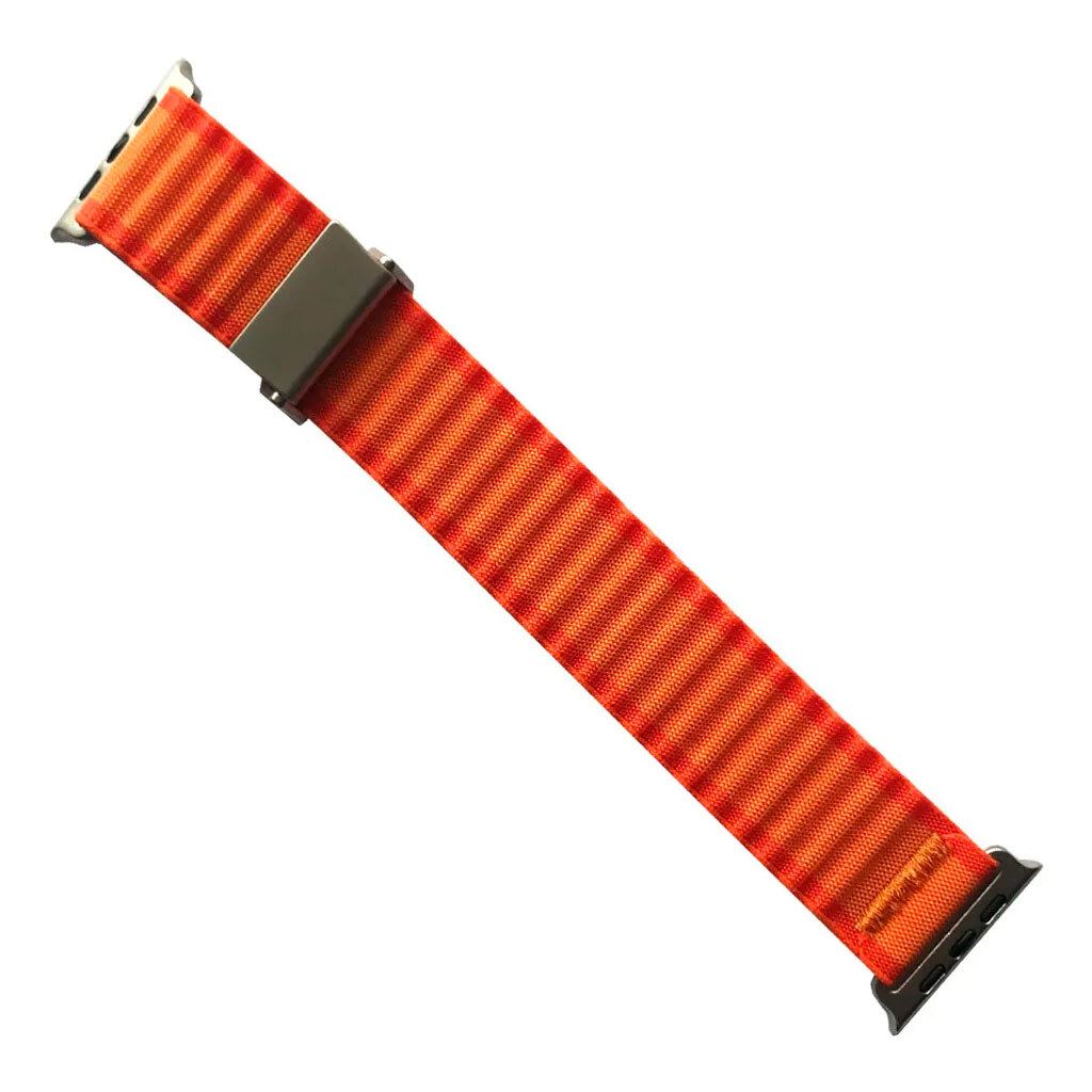 Ремінець Apple Watch 38 / Watch 40, Nylon Ocean Band, Помаранчевий - № 1 Ремінець Apple Watch 38 / Watch 40, Nylon Ocean Band, Помаранчевий - № 1