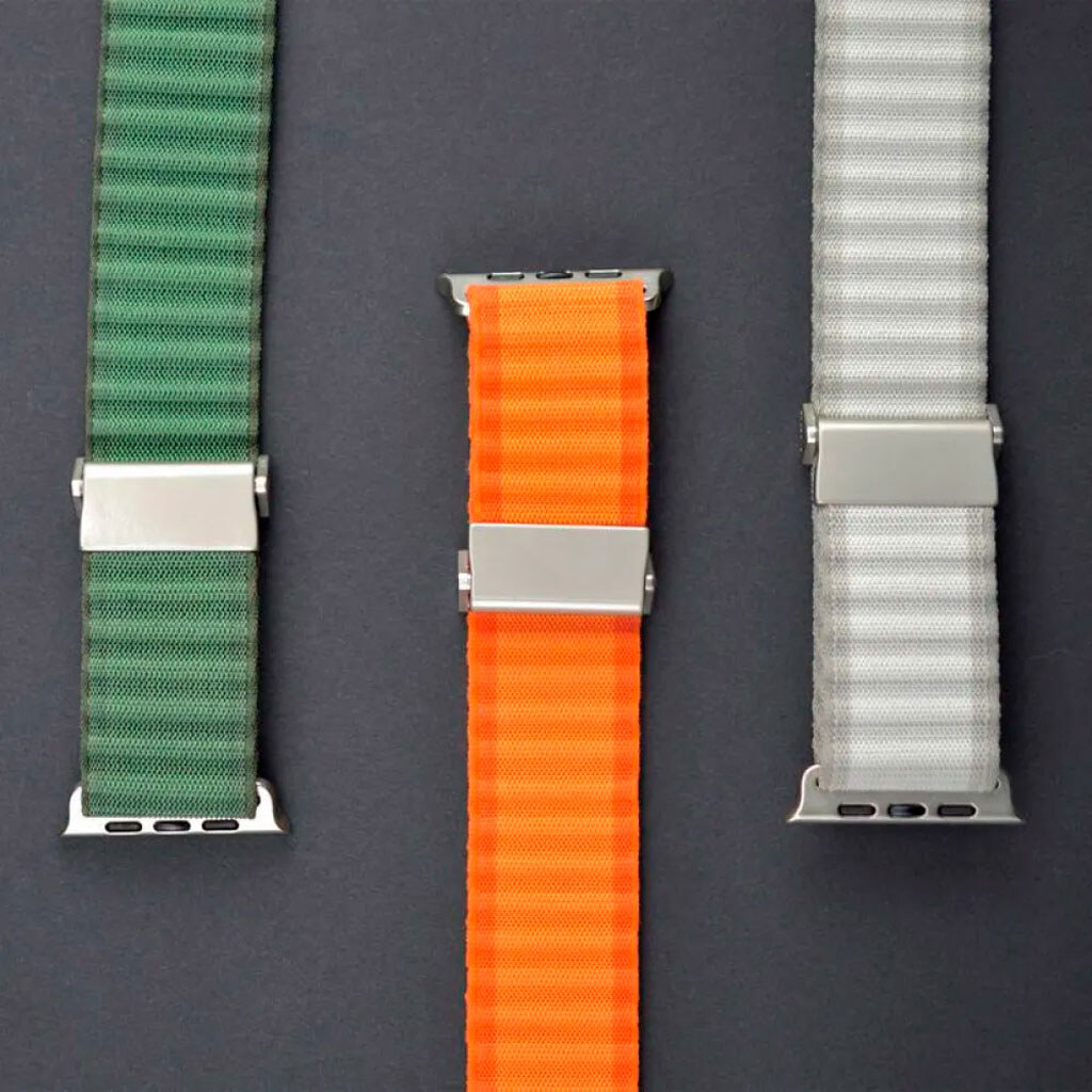 Ремінець Apple Watch 38 / Watch 40, Nylon Ocean Band, Білий - № 4 Ремінець Apple Watch 38 / Watch 40, Nylon Ocean Band, Білий - № 4