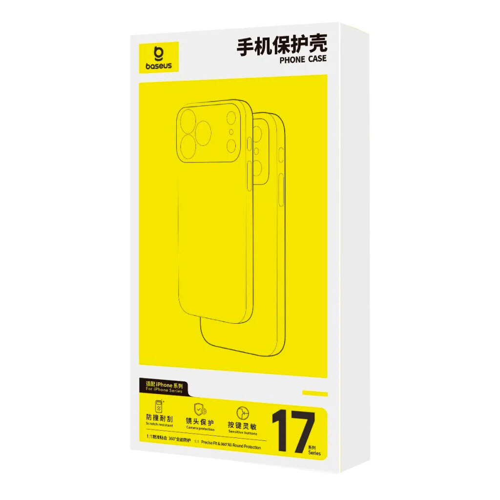 Чехол (накладка) Apple iPhone 17, Baseus Simple, Прозрачный - № 2 Чехол (накладка) Apple iPhone 17, Baseus Simple, Прозрачный - № 2