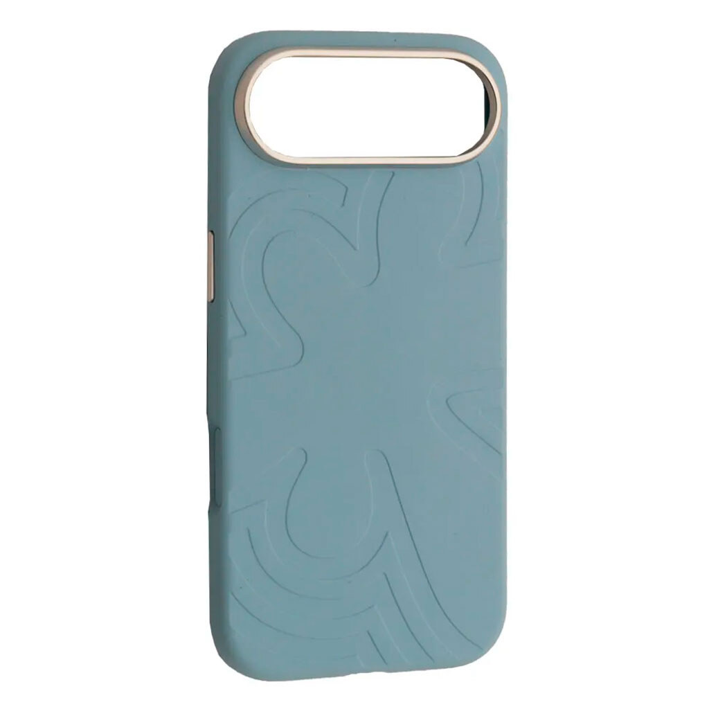 Чохол (накладка) Apple iPhone 17 Air, Flower Liquid, Cloud Blue, MagSafe, Блакитний - № 1 Чохол (накладка) Apple iPhone 17 Air, Flower Liquid, Cloud Blue, MagSafe, Блакитний - № 1