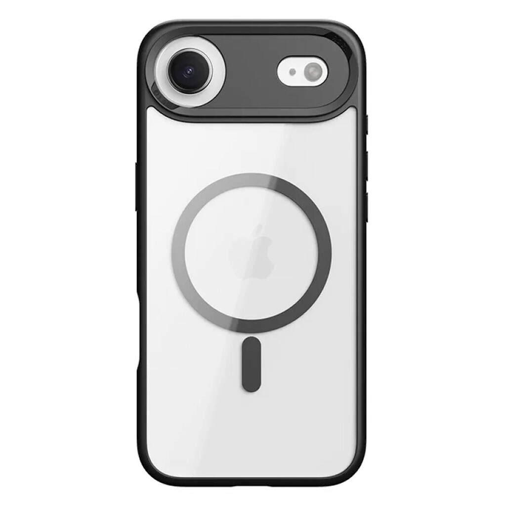 Чехол (накладка) Apple iPhone 17 Air, Rock Guard Transparent, MagSafe, Черный - № 1 Чехол (накладка) Apple iPhone 17 Air, Rock Guard Transparent, MagSafe, Черный - № 1