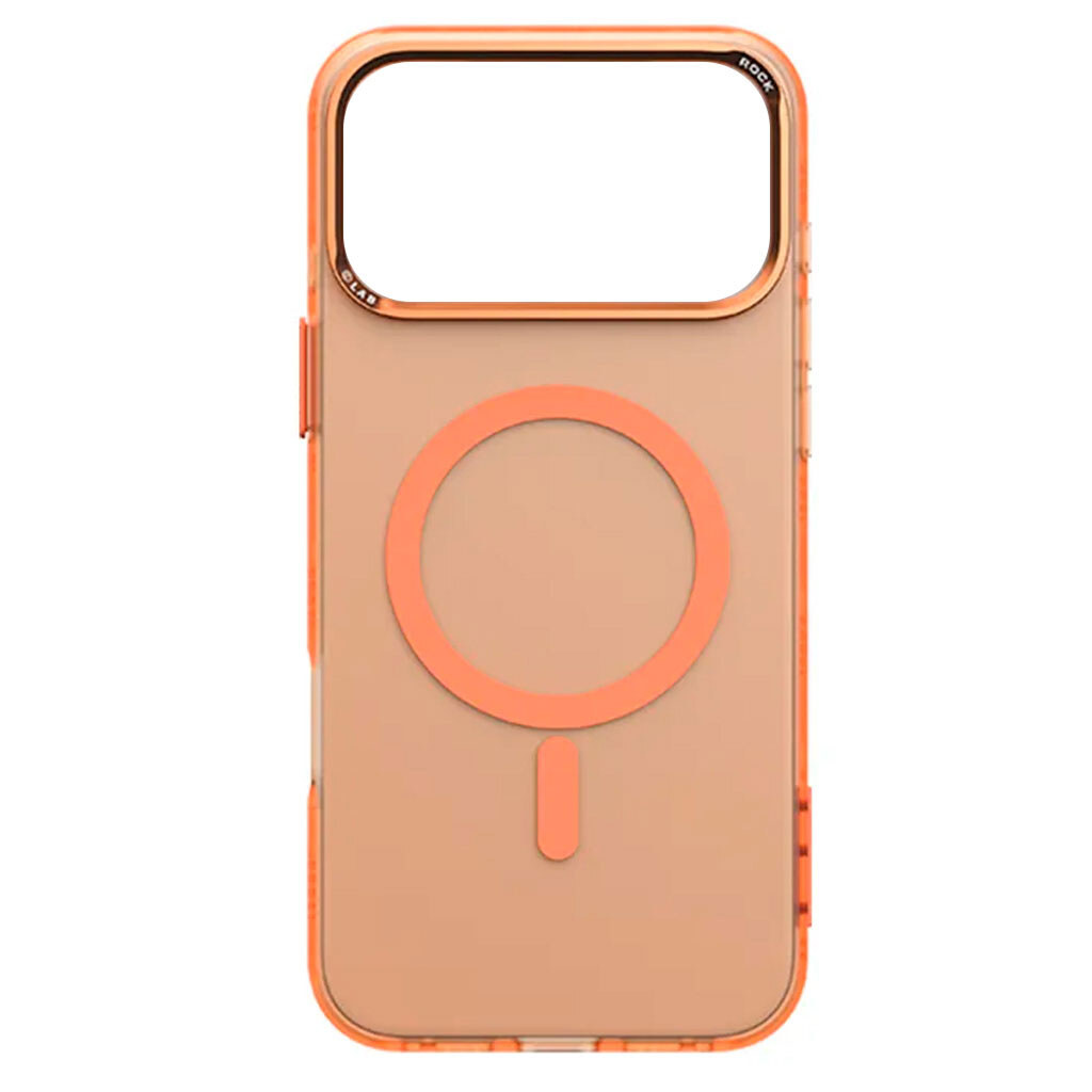 Чохол (накладка) Apple iPhone 17 Pro Max, Rock InShare Matte, MagSafe, Помаранчевий - № 1 Чохол (накладка) Apple iPhone 17 Pro Max, Rock InShare Matte, MagSafe, Помаранчевий - № 1