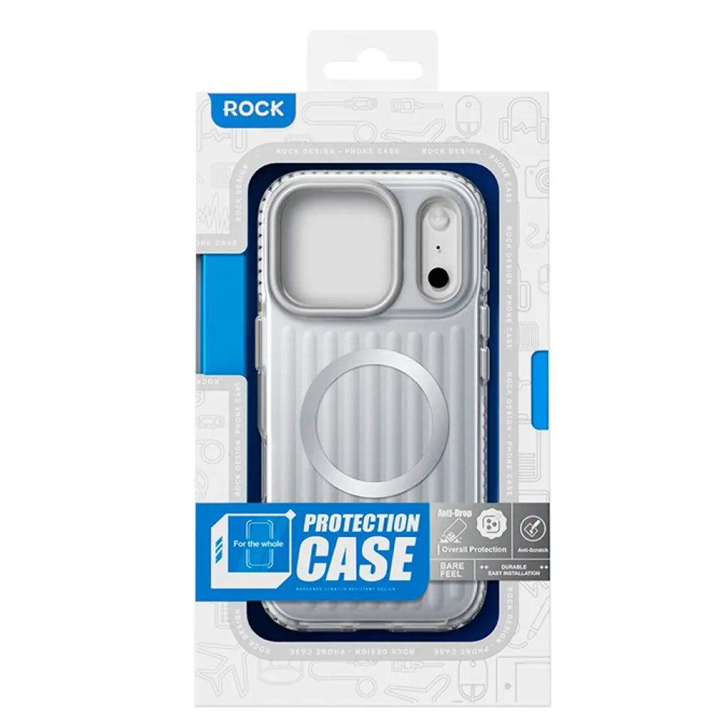 Чохол (накладка) Apple iPhone 17 Pro, Rock Iridescent, MagSafe, Чорний - № 2 Чохол (накладка) Apple iPhone 17 Pro, Rock Iridescent, MagSafe, Чорний - № 2