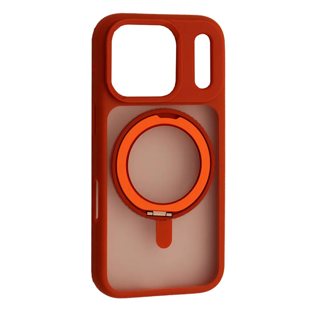 Чехол (накладка) Apple iPhone 17 Pro Max, Rock Rotating Guard Touch, MagSafe, Оранжевый - № 1 Чехол (накладка) Apple iPhone 17 Pro Max, Rock Rotating Guard Touch, MagSafe, Оранжевый - № 1