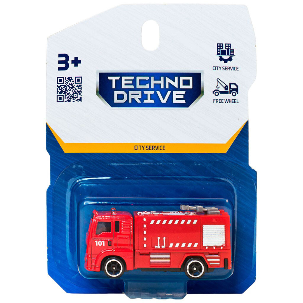 Автомодель игровая "Городская служба", мини микс, Technodrive - № 1 Автомодель игровая "Городская служба", мини микс, Technodrive - № 1