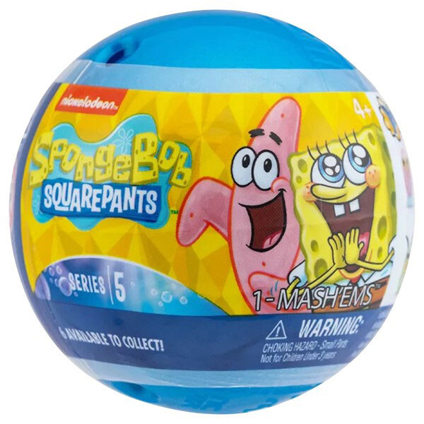 Игрушка-сюрприз MASH'EMS S5 "Губка Боб Квадратные штаны" в шаре, Mash'Ems - № 1 Игрушка-сюрприз MASH'EMS S5 "Губка Боб Квадратные штаны" в шаре, Mash'Ems - № 1