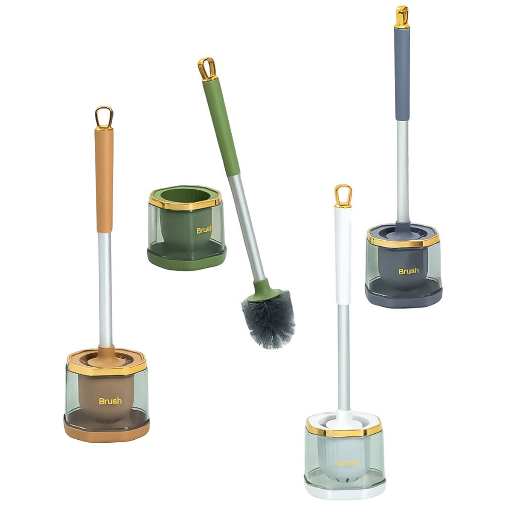 Йоржик для унітазу з металевою ручкою та пластиковою підставкою - № 3 Йоржик для унітазу з металевою ручкою та пластиковою підставкою - № 3