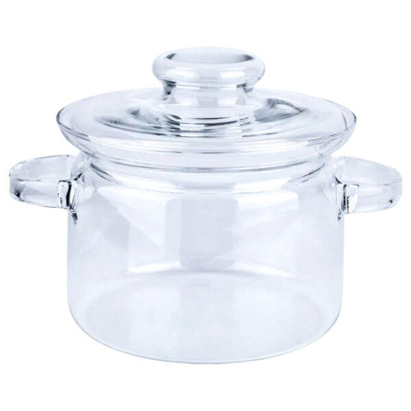 Каструля скляна з кришкою SIMAX "Nyko", 2 л, Прозорий - № 1 Каструля скляна з кришкою SIMAX "Nyko", 2 л, Прозорий - № 1