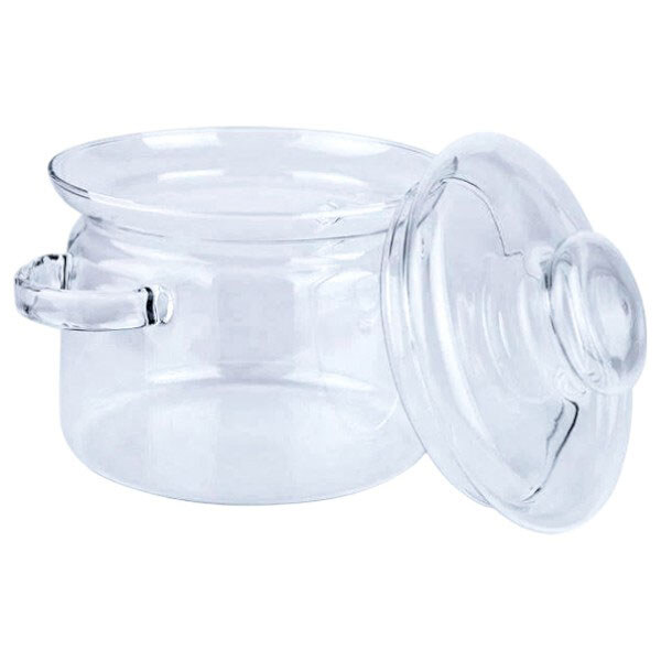 Каструля скляна з кришкою SIMAX "Nyko", 2 л, Прозорий - № 2 Каструля скляна з кришкою SIMAX "Nyko", 2 л, Прозорий - № 2