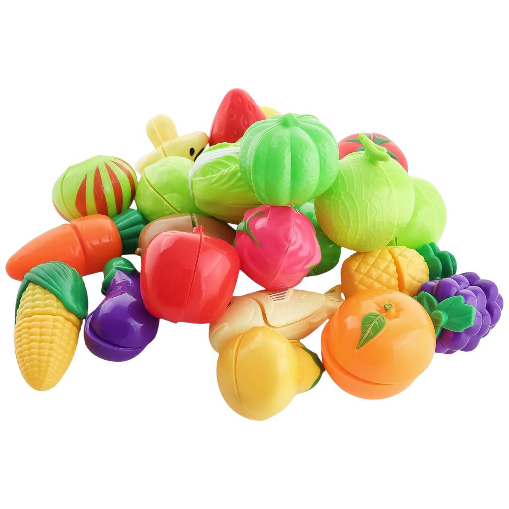 Набір іграшковий "Овочі та фрукти" на липучках - № 2 Набір іграшковий "Овочі та фрукти" на липучках - № 2