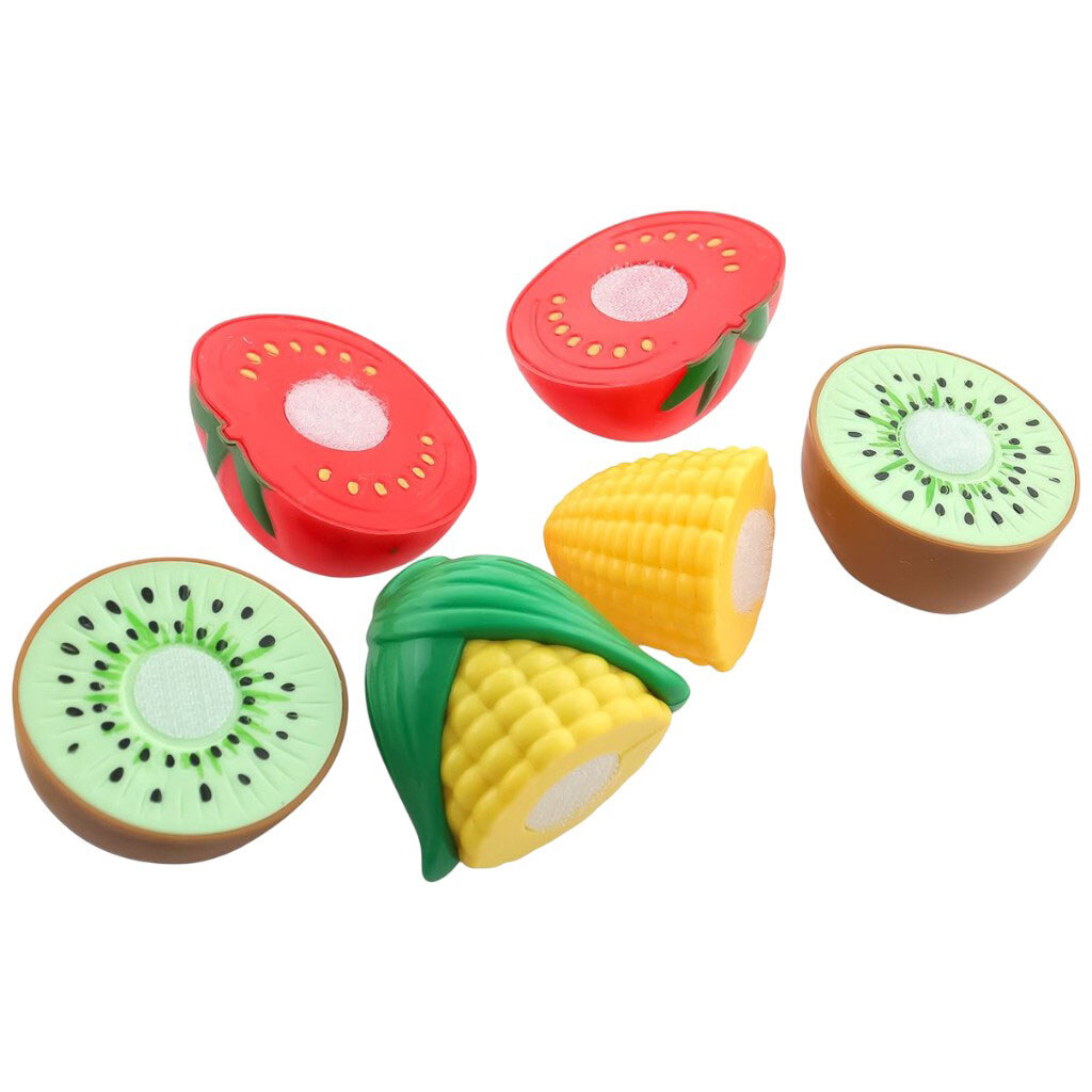 Набір іграшковий "Овочі та фрукти" на липучках - № 3 Набір іграшковий "Овочі та фрукти" на липучках - № 3