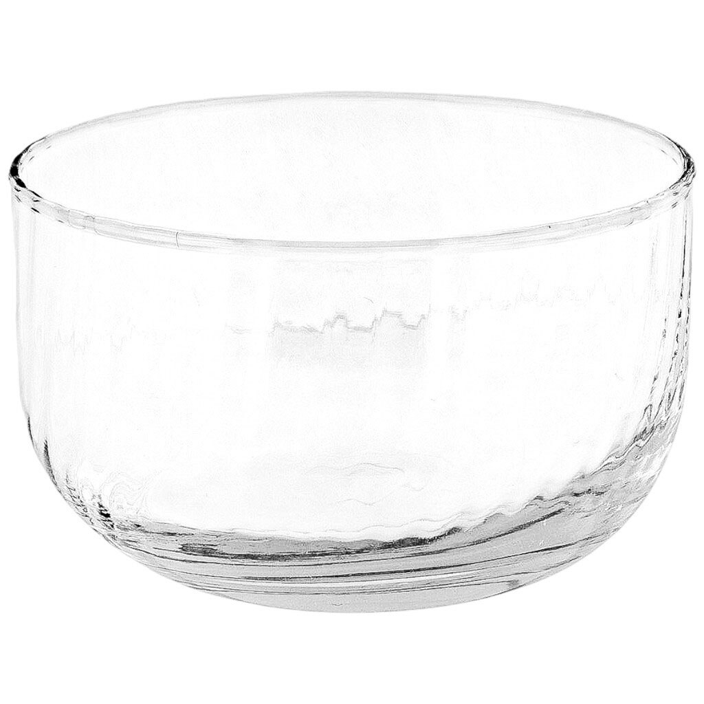 Салатник скляний круглий Nadir FIORE, прозорий, 110х65 мм - № 2 Салатник скляний круглий Nadir FIORE, прозорий, 110х65 мм - № 2