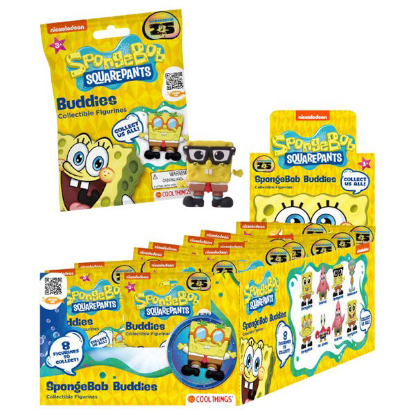 Фігурка іграшкова колекційна серія "Buddies 3D SpongeBob", Cool Things - № 3 Фігурка іграшкова колекційна серія "Buddies 3D SpongeBob", Cool Things - № 3