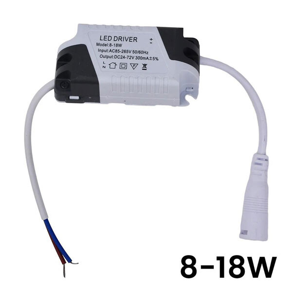 Драйвер світлодіода LED-DRIVER-8-18W-300MA - № 1 Драйвер світлодіода LED-DRIVER-8-18W-300MA - № 1
