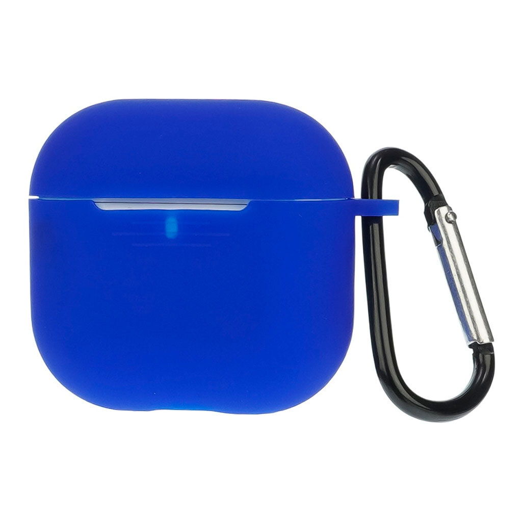 Чохол (накладка) Apple AirPods 4, Silicone Classic Case, Синій - № 1 Чохол (накладка) Apple AirPods 4, Silicone Classic Case, Синій - № 1