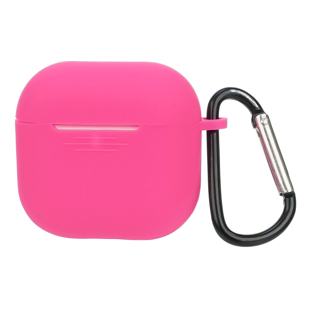 Чохол (накладка) Apple AirPods 4, Silicone Classic Case, Rose Red, Рожевий - № 1 Чохол (накладка) Apple AirPods 4, Silicone Classic Case, Rose Red, Рожевий - № 1