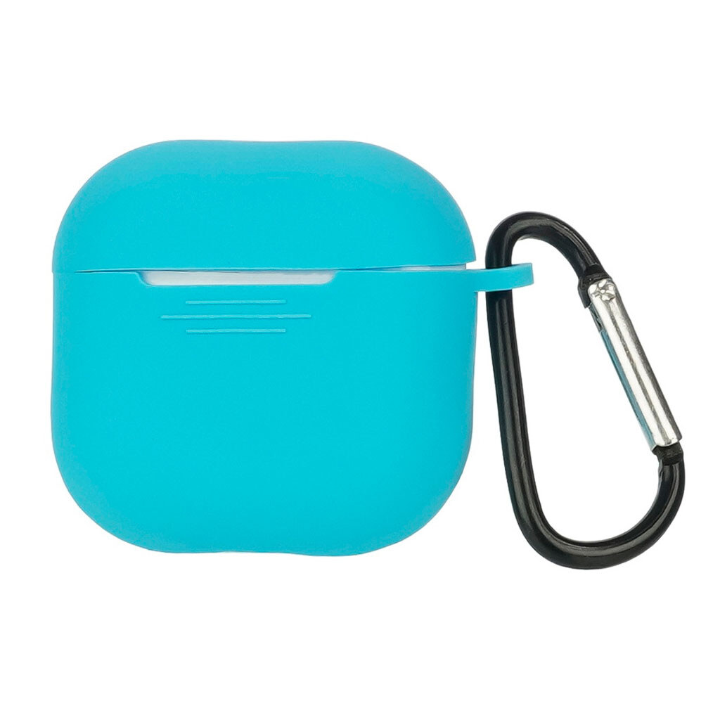 Чохол (накладка) Apple AirPods 4, Silicone Classic Case, Sky Blue, Блакитний - № 1 Чохол (накладка) Apple AirPods 4, Silicone Classic Case, Sky Blue, Блакитний - № 1