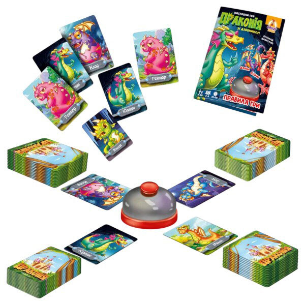 Игра настольная с колокольчиком "Дракония", Vladi Toys - № 3 Игра настольная с колокольчиком "Дракония", Vladi Toys - № 3