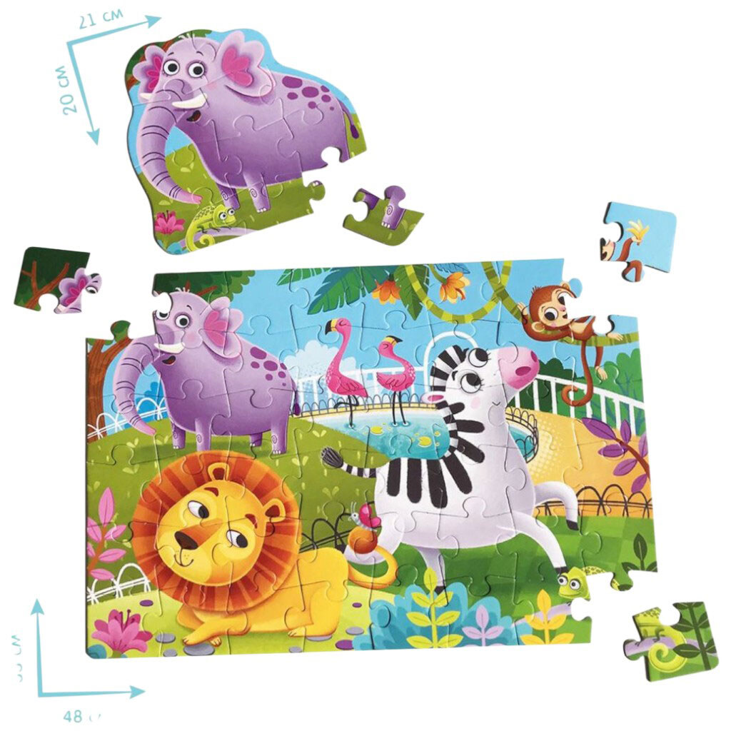 Настольная игра, Макси пазлы "Зоопарк / Maxi Puzzles. Zoo", Roterkafer - № 2 Настольная игра, Макси пазлы "Зоопарк / Maxi Puzzles. Zoo", Roterkafer - № 2