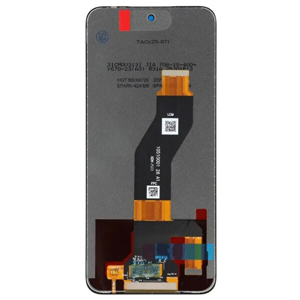 Дисплей (экран) Infinix Hot 60i, Tecno Spark 40 / Spark 40C / Spark Go 2, Original (100%), С сенсорным стеклом, Без рамки, Черный - № 2 Дисплей (экран) Infinix Hot 60i, Tecno Spark 40 / Spark 40C / Spark Go 2, Original (100%), С сенсорным стеклом, Без рамки, Черный - № 2