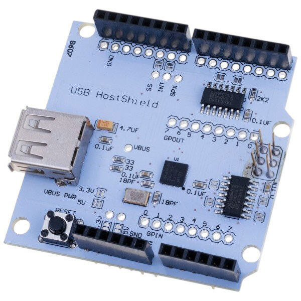 Arduino USB Host Шилд 2.0 на базі MAX3421 - № 1 Arduino USB Host Шилд 2.0 на базі MAX3421 - № 1