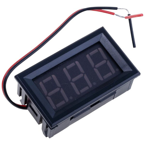 Вольтметр цифровой DC 5-120V 0.56" (красный) - № 1 Вольтметр цифровой DC 5-120V 0.56" (красный) - № 1