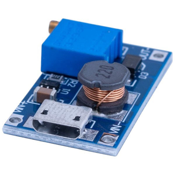 Регульований модуль DC-DC Step-Up MT3608 (micro) - № 3 Регульований модуль DC-DC Step-Up MT3608 (micro) - № 3