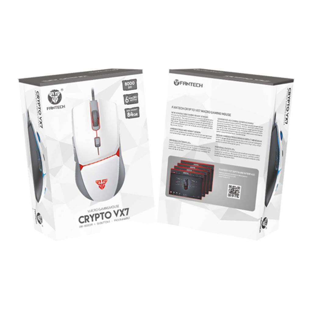 Миша Fantech VX7 Crypto, Білий - № 5 Миша Fantech VX7 Crypto, Білий - № 5