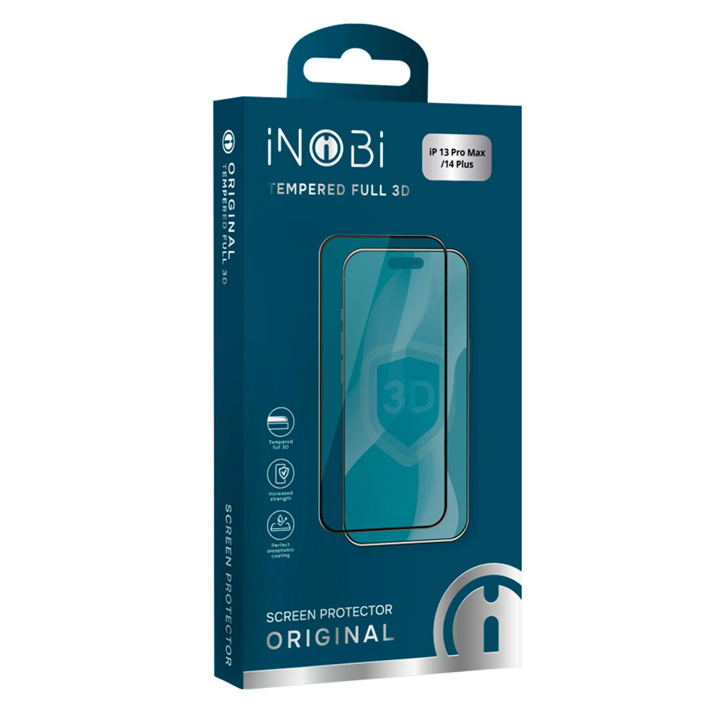 Захисне скло Apple iPhone 16 Pro Max, INobi Original, 3D, Чорний - № 1 Захисне скло Apple iPhone 16 Pro Max, INobi Original, 3D, Чорний - № 1