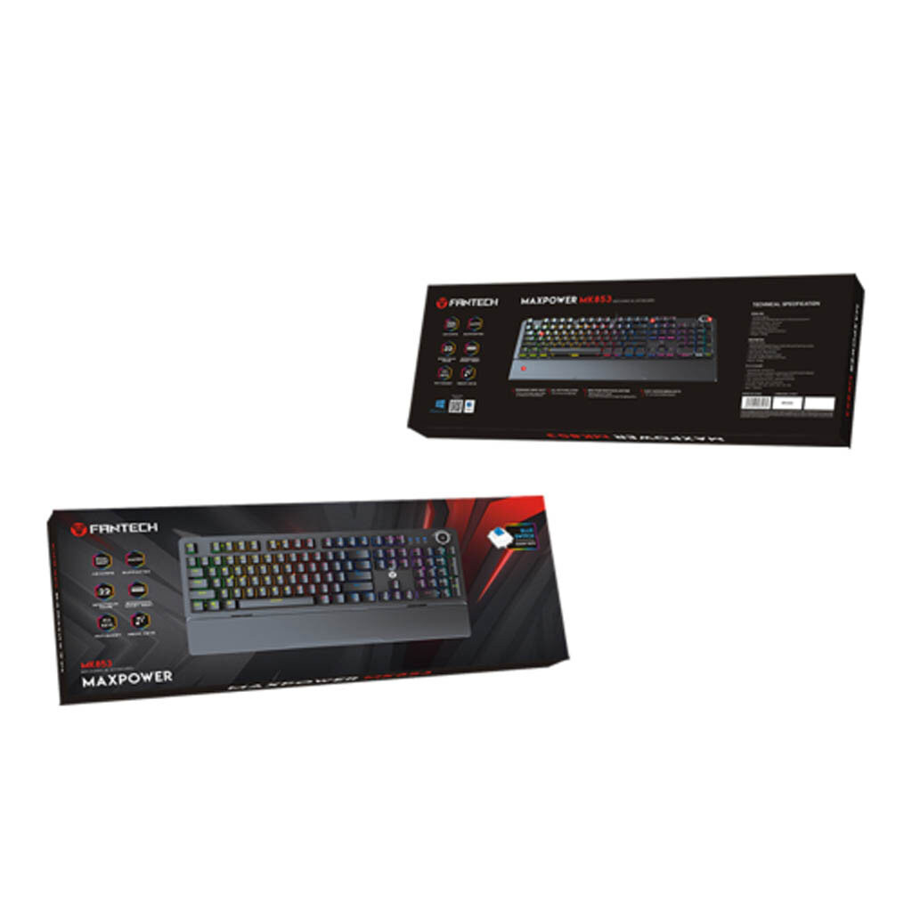 Клавиатура Fantech Max Power MK853V2, Черный - № 5 Клавиатура Fantech Max Power MK853V2, Черный - № 5