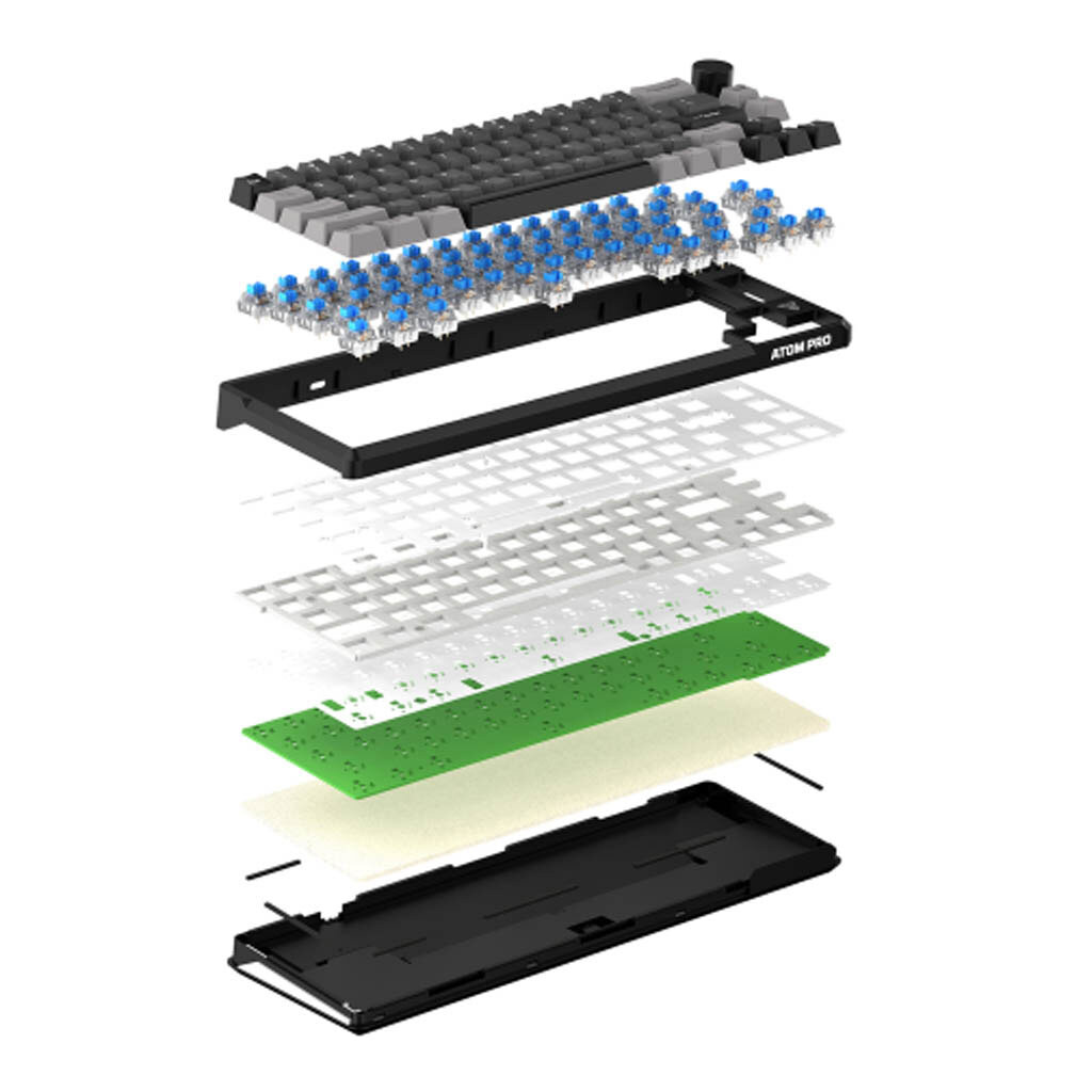 Клавіатура Fantech ATOM PRO66 MK919, Чорний - № 2 Клавіатура Fantech ATOM PRO66 MK919, Чорний - № 2