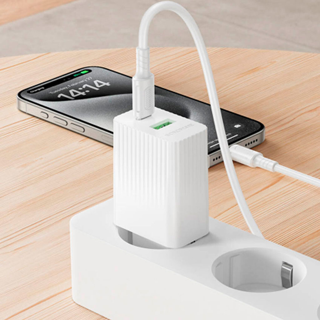 СЗУ Borofone BAS74A, Белый - № 4 СЗУ Borofone BAS74A, Белый - № 4